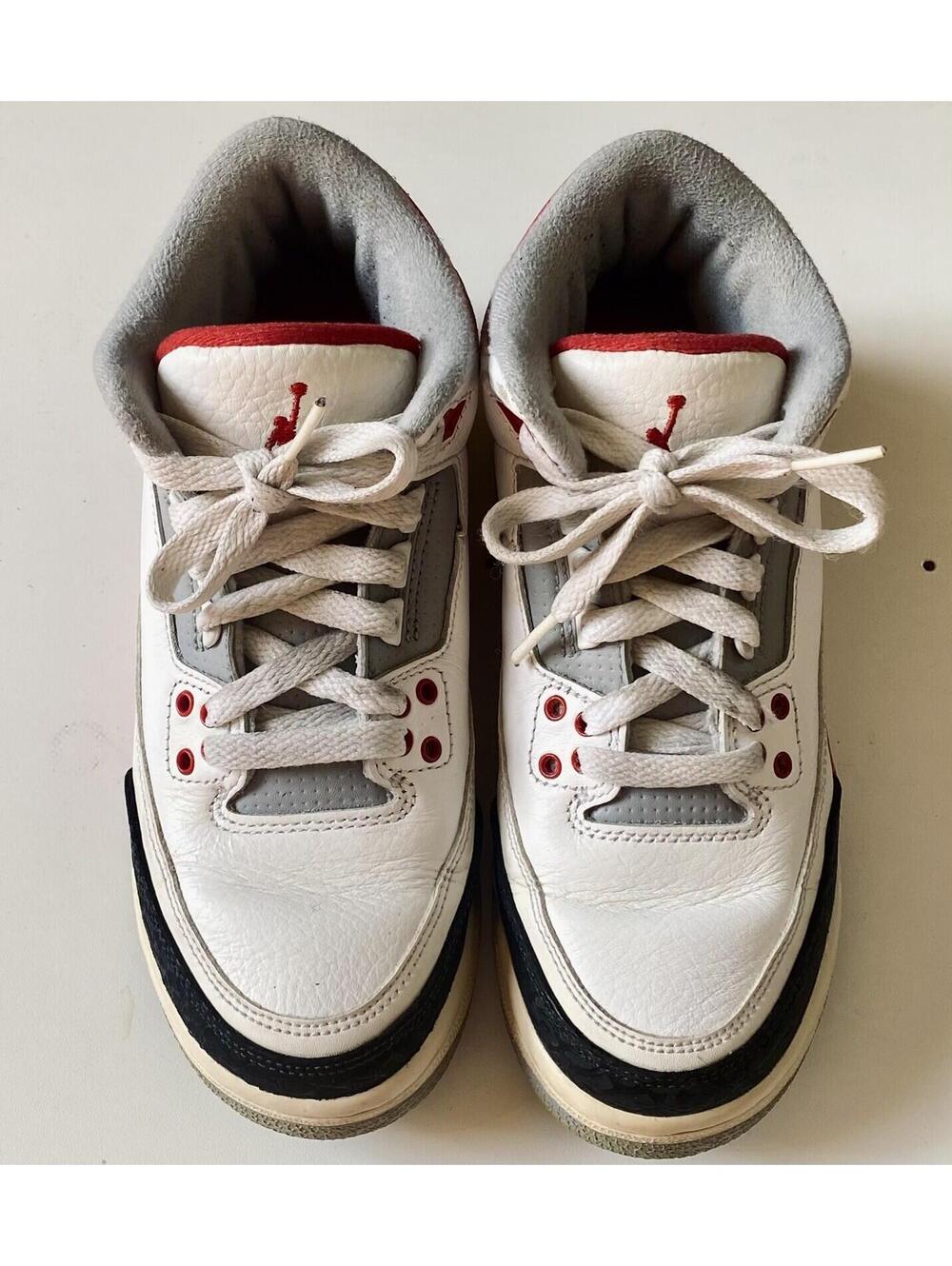 2013 Air Jordan 3 Retro Fire Red Youth GS Size 4.5Y NO BOX